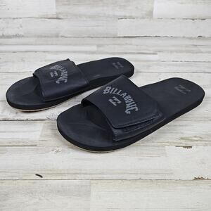 BILLABONG Men's 10.5? All Day Impact Slide Sandal Stealth Black Vegan Friendly